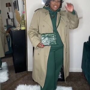 Men’s forest green sweatsuit with pockets XL